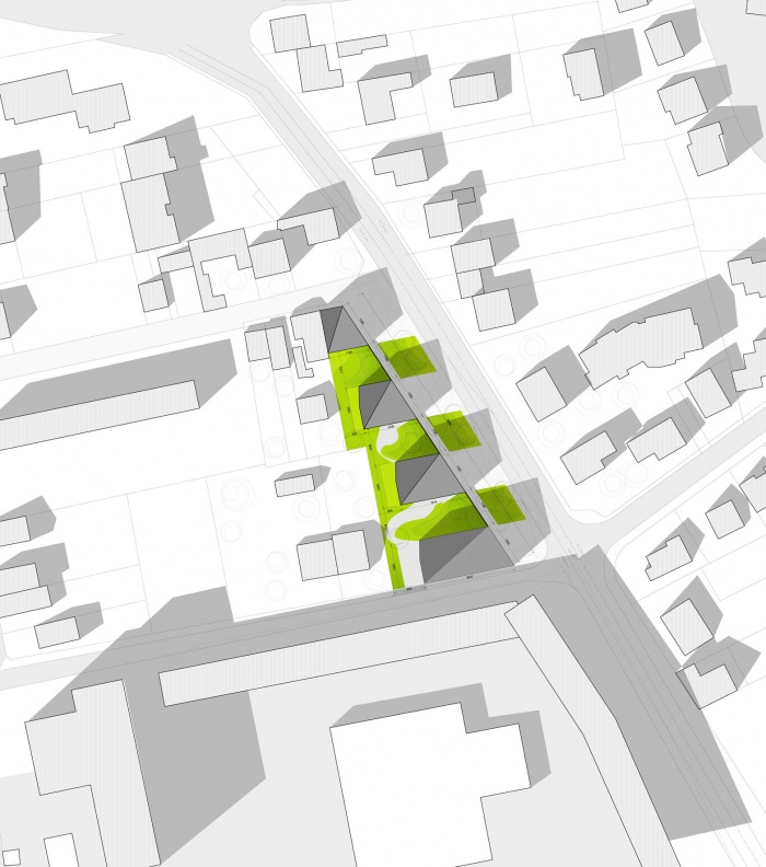 30 logements locatifs sociaux en BBC : PLAN DE MASSE DEFINITIF copie