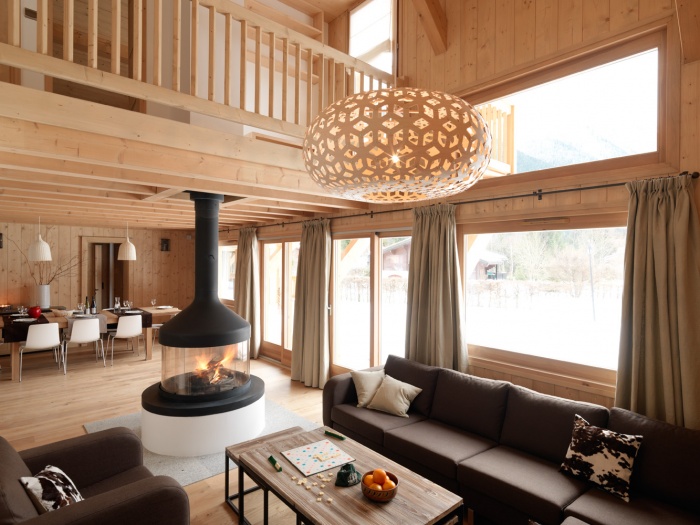 4 chalets_CH : Liarets 3 living room