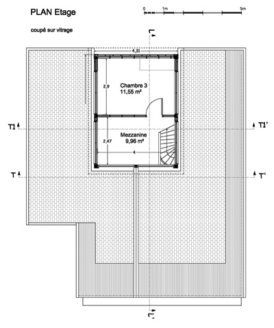 Maison individuelle            à Jouhet : Plan Etage